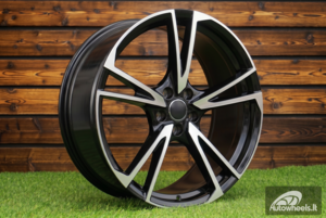 Ratlankis R19x8.5  5X112  ET  35  66.5  I5642  Black Polished (MB)  For AUD  (K8)  ()