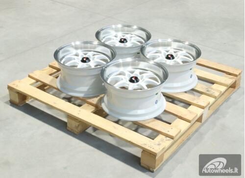 Set of TF2 15x7,5 ET30 4x100/114 White