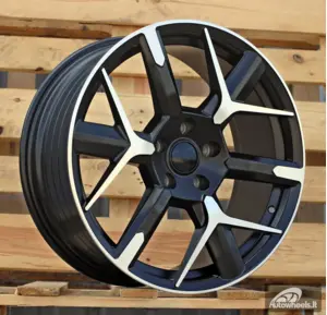 Ratlankis R18x8  5X112  ET  40  57.1  YF6147  Black Polished Half Matt (MBHM)  For CUPRA  (K8)  (HYBRID FORGED)