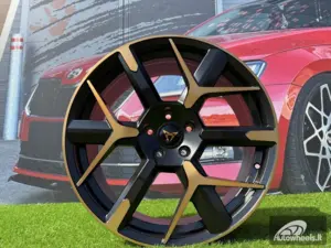 Ratlankis R18x8  5X112  ET  40  57.1  YF6147  Black Polished Half Matt Cooper (MBHMC)  For CUPRA  (K8)  (HYBRID FORGED)