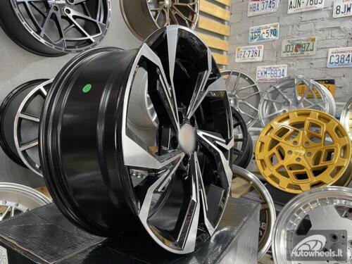 Ratlankis R19x8  5X112  ET  40  66.5  B5893  (IN5534)  Black Polished (MB)  For AUD  (K8+P2)