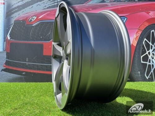 Ratlankis R18x8  5X112  ET  45  66.5  XE351  (IN5436)  Grey Polished Half Matt (MGHM)  For AUD  (Z3)