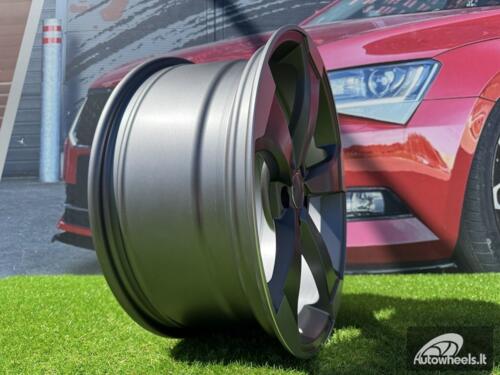 Ratlankis R19x8.5  5X112  ET  40  66.5  XE351  (BY1491)  Grey Polished Half Matt (MGHM)  For AUD  (Z3)