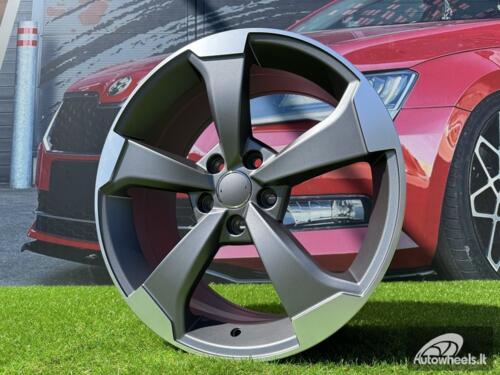Ratlankis R19x8.5  5X112  ET  40  66.5  XE351  (BY1491)  Grey Polished Half Matt (MGHM)  For AUD  (Z3)