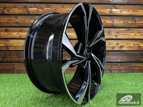 Ratlankis R19x8  5X112  ET  35  66.5  B5893  (IN5534)  Black Polished (MB)  For AUD  (P2+K7+Z7)
