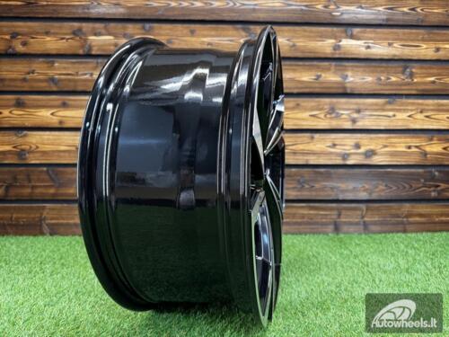 Ratlankis R19x8  5X112  ET  35  66.5  B5893  (IN5534)  Black Polished (MB)  For AUD  (P2+K7+Z7)