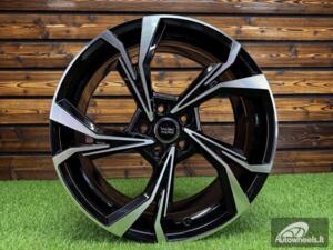 Ratlankis R19x8  5X112  ET  35  66.5  B5893  (IN5534)  Black Polished (MB)  For AUD  (P2+K7+Z7)