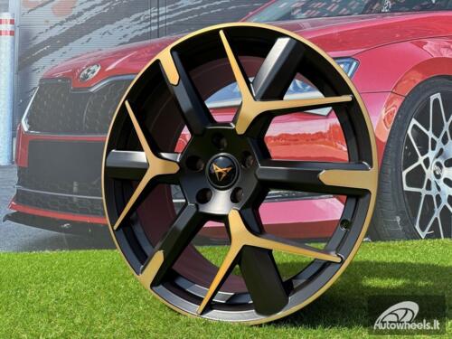 Ratlankis R19x8  5X112  ET  40  57.1  YF6147  Black Polished Half Matt Cooper (MBHMC)  For CUPRA  (K8+Z6)  (HYBRID FORGED)