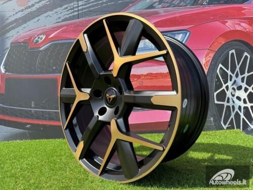 Ratlankis R19x8  5X112  ET  40  57.1  YF6147  Black Polished Half Matt Cooper (MBHMC)  For CUPRA  (K8+Z6)  (HYBRID FORGED)