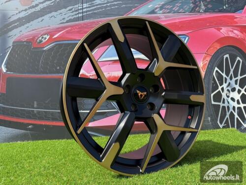 Ratlankis R19x8  5X112  ET  40  57.1  YF6147  Black Polished Half Matt Cooper (MBHMC)  For CUPRA  (K8+Z6)  (HYBRID FORGED)
