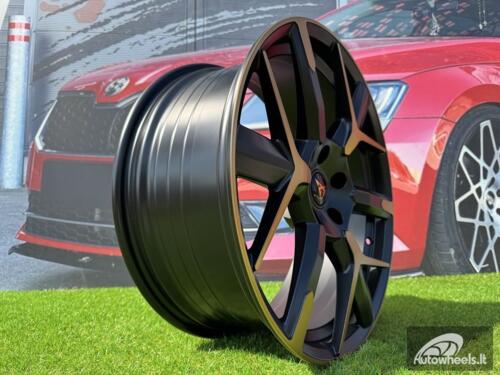 Ratlankis R19x8  5X112  ET  40  57.1  YF6147  Black Polished Half Matt Cooper (MBHMC)  For CUPRA  (K8+Z6)  (HYBRID FORGED)