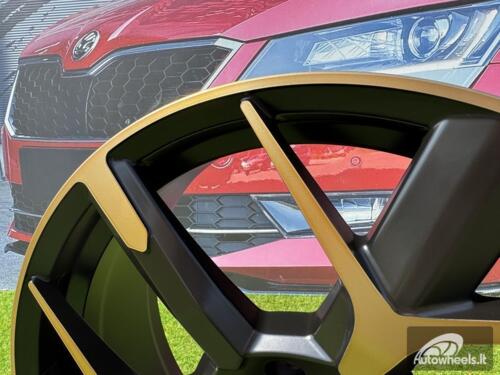 Ratlankis R19x8  5X112  ET  40  57.1  YF6147  Black Polished Half Matt Cooper (MBHMC)  For CUPRA  (K8+Z6)  (HYBRID FORGED)