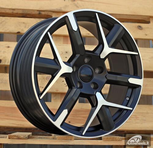Ratlankis R19x8  5X112  ET  40  57.1  YF6147  Black Polished Half Matt (MBHM)  For CUPRA  (K8)  (HYBRID FORGED)