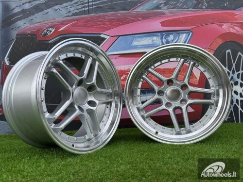 Ratlankis R17x8.5  5X120  ET  20  74.1  A5863  Silver+Polished Lip (SP)  For BMW  (P)  (Rear+Front)