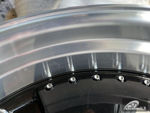 Ratlankis R20x9  5X112  ET  30  66.6  AT674  (LU1831)  Black+Polished Lip (BLPL)  For MER  (K3)  (MONOBLOCK Style Rear+Front)