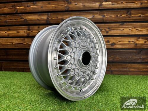 Ratlankis R13x6  8X100/108  ET  30  67.1  BY479  (LU247)  Silver+Polished Lip (SP)  For RACIN  (P1)  (BBS Style)