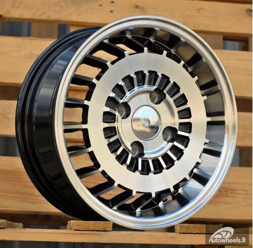 Ratlankis R13x5.5  4X100  ET  30  67.1  L1354  Black Polished (MB)  For RACIN  (R)