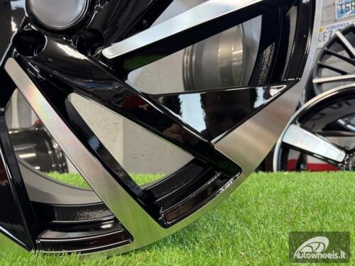 Ratlankis R18x8  5X112  ET  45  57.1  FBX170  Black Polished (MB)  For VW  (Z5)  (HYBRID FORGED)