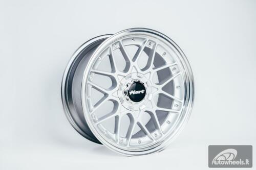 Ratlankis HART HR83 R18X9J 5X114.3/5X120 ET20 CB:74.1 Silver and Diamond cut lip 