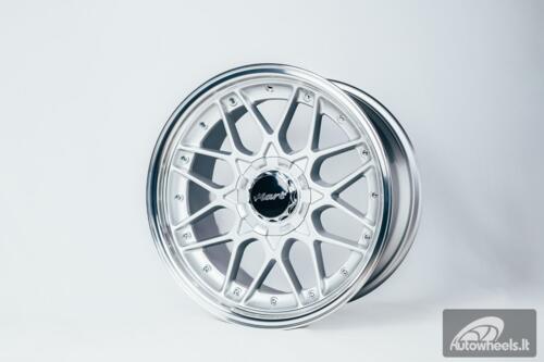 Ratlankis HART HR83 R18X9J 5X114.3/5X120 ET20 CB:74.1 Silver and Diamond cut lip 