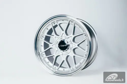 Ratlankis HART HR83 R18X9J 5X114.3/5X120 ET20 CB:74.1 Silver and Diamond cut lip