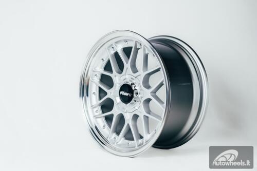 Ratlankis HART HR83 R18X9J 5X114.3/5X120 ET20 CB:74.1 Silver and Diamond cut lip 