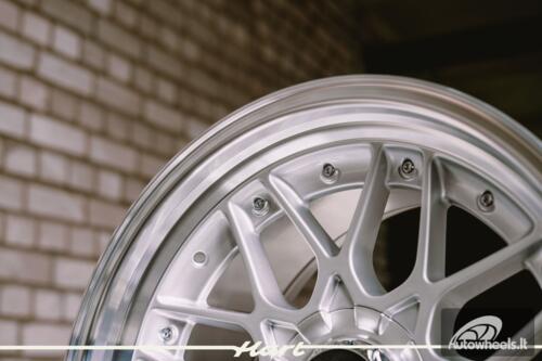 Ratlankis HART HR83 R18X10J 5X114.3/5X120 ET15 CB:74.1 Silver and Diamond cut lip