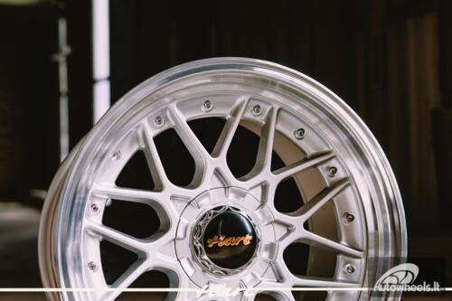 Ratlankis HART HR83 R18X10J 5X114.3/5X120 ET15 CB:74.1 Silver and Diamond cut lip