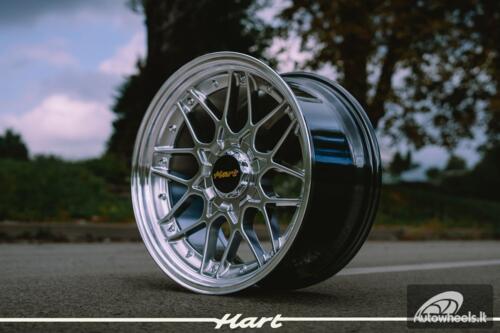 Ratlankis HART HR83 R18X9J 5X114.3/5X120 ET20 CB:74.1 Hyper black and Diamond cut lip