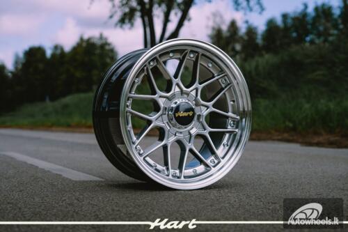 Ratlankis HART HR83 R18X9J 5X114.3/5X120 ET20 CB:74.1 Hyper black and Diamond cut lip