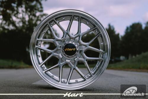 Ratlankis HART HR83 R18X9J 5X114.3/5X120 ET20 CB:74.1 Hyper black and Diamond cut lip