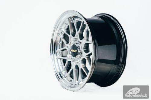 Ratlankis HART HR83 R18X9J 5X114.3/5X120 ET20 CB:74.1 Hyper black and Diamond cut lip