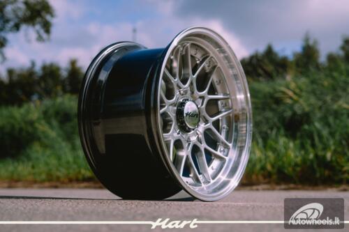 Ratlankis HART HR83 R18X10J 5X114.3/5X120 ET15 CB:74.1 Hyper black and Diamond cut lip