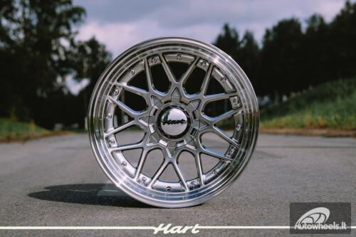 Ratlankis HART HR83 R18X10J 5X114.3/5X120 ET15 CB:74.1 Hyper black and Diamond cut lip