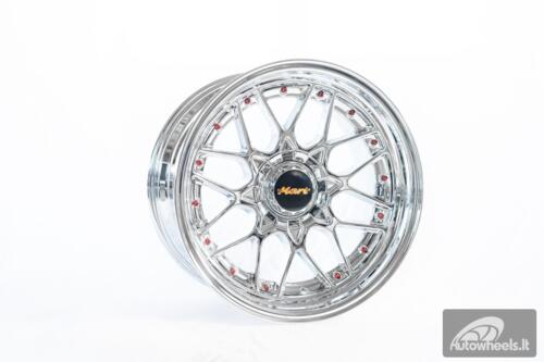 Ratlankis HART HR83 R18X9J 5X114.3/5X120 ET20 CB:74.1 Chrome with Red Rivets