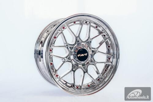 Ratlankis HART HR83 R18X9J 5X114.3/5X120 ET20 CB:74.1 Chrome with Red Rivets