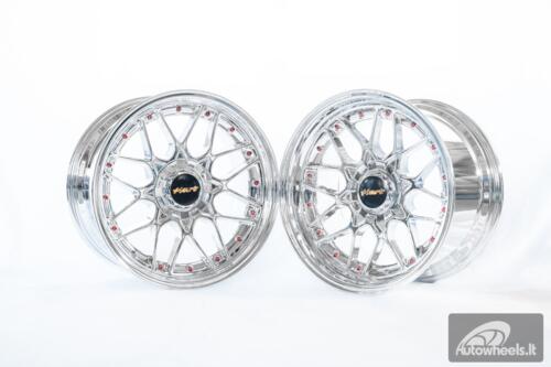 Ratlankis HART HR83 R18X9J 5X114.3/5X120 ET20 CB:74.1 Chrome with Red Rivets