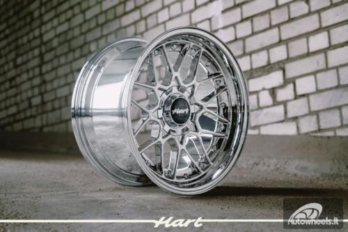 Ratlankis HART HR83 R18X10J 5X114.3/5X120 ET15 CB:74.1 Chrome with Red Rivets