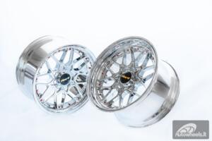 Ratlankis HART HR83 R18X10J 5X114.3/5X120 ET15 CB:74.1 Chrome with Red Rivets