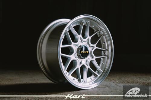 Ratlankis HART HR83 R18X9J 5X112/5X114.3 ET35 CB:73.1 Silver and Diamond cut lip