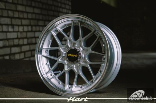 Ratlankis HART HR83 R18X9J 5X112/5X114.3 ET35 CB:73.1 Silver and Diamond cut lip