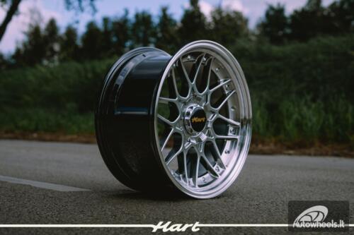 Ratlankis HART HR83 R18X9J 5X112/5X114.3 ET35 CB:73.1 Hyper black and Diamond cut lip