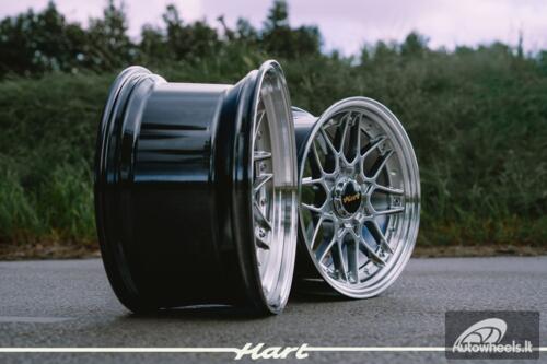Ratlankis HART HR83 R18X9J 5X112/5X114.3 ET35 CB:73.1 Hyper black and Diamond cut lip