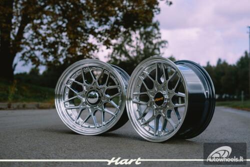 Ratlankis HART HR83 R18X9J 5X112/5X114.3 ET35 CB:73.1 Hyper black and Diamond cut lip