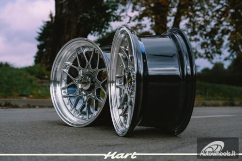 Ratlankis HART HR83 R18X9J 5X112/5X114.3 ET35 CB:73.1 Hyper black and Diamond cut lip
