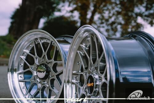 Ratlankis HART HR83 R18X9J 5X112/5X114.3 ET35 CB:73.1 Hyper black and Diamond cut lip