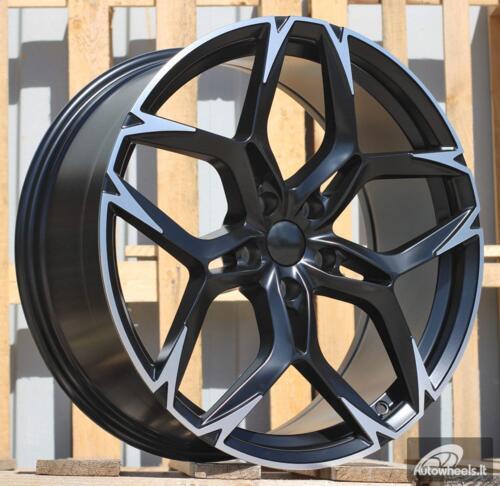 Ratlankis R19x8.5  5X112  ET  40  57.1  I5572  (FBX220)  Black Polished Half Matt (MBHM)  For CUPRA  (Z5)  (HYBRID FORGED)