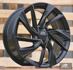 Ratlankis R18x7.5  5X100  ET  45  57.1  B5772  (FBX260)  Black (BL)  For VW  (Z5)  (HYBRID FORGED)