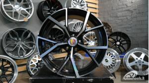 Ratlankis R18x7.5  5X112  ET  45  57.1  B5801  (FBX256)  Black Polished (MB)  For VW  (K8)  (HYBRID FORGED)