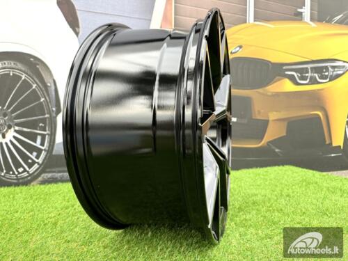 Ratlankis R19x8  5X112  ET  28  66.6  B5801  (FBX256)  Black (BL)  For VW  (Z5)  (HYBRID FORGED)